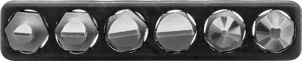 Набор вставок-бит 1/4"DR, 6 предметов (SL3,4,5,6,PH1,2) OMBRA 951406A