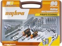 Набор инструмента универсальный 1/4", 1/2"DR, 94 предмета OMBRA OMT94S